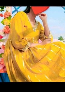 Elegant Mustard Kurta Set