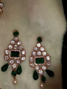 Elegant Black &amp; Gold Jewelry Set