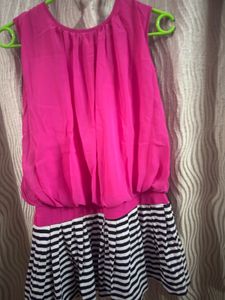 Cute Pink &amp; Striped Dress