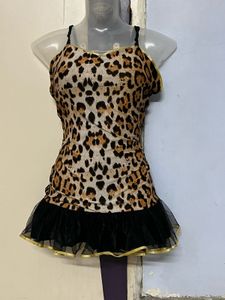 Pintrest Yk2 Leopard Print Dress