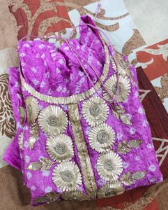 Plazzo Kurta With Dupatta