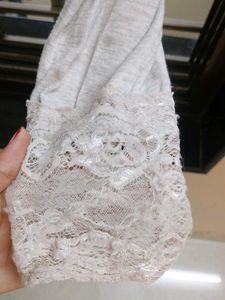 Lace Trim Leggings