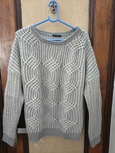 Grey Knit Sweater