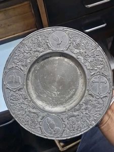 Vintage Chalice &amp; Plate Set