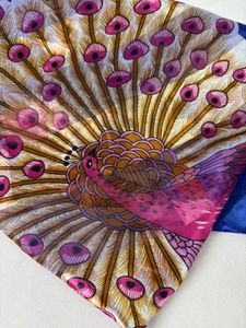 Silk Peacock Scarf