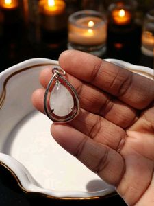Clear Quartz Drop Crystal Pendant