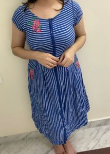 Blue Lines Dress