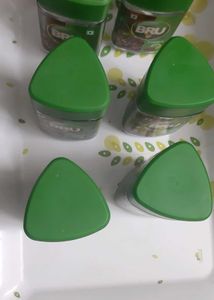 Bru Coffee Glass Containers