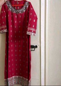 W embellished kurta