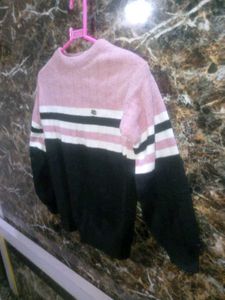 Stylish Color Block Sweater