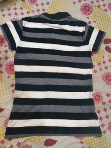 Striped Polo T-Shirt