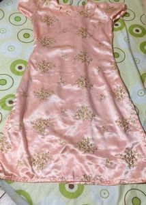Silk Embroidery Kurti