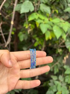 Blue Beaded Bracelets