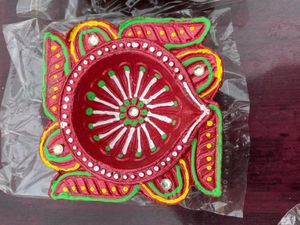 Navratri Nd Diwali Special Clay Diyas (Set of 3)