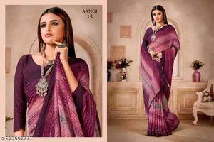Multicolored Sequence Saree
