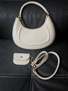 Moon shaped Crossbody Bag