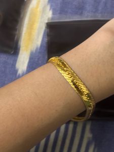 Gold 18kt Coated Men’s Bracelet-Demi Fine Jewel