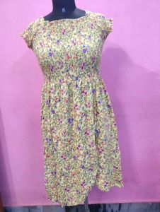 Floral Middy Dress