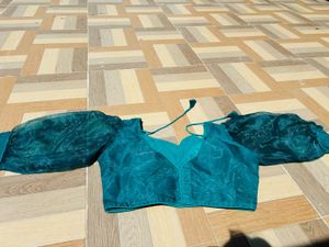 green blouse