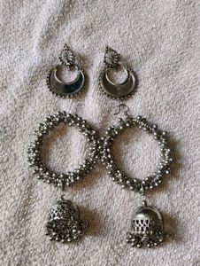 Boho Jhumka Earring Set