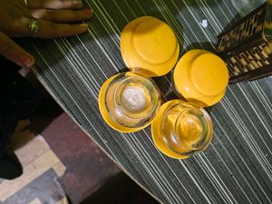 4 glass jars mini new totally u can use as a jar o