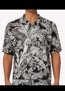 Orginal Palm Angles Jungle Parrot Bowling shirt