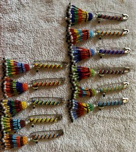 Handcraft Saree Pin Rings Eaarings