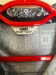 Bandana Print Short Sleeve Shirt