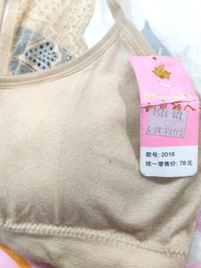 Set of 2 Back Strap Removable padded Bra