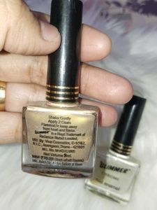 Glimmer Chrome Nail Enamel Duo