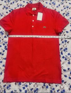 ❤️Lacoste Red Shirt  Premium Quality Iconic Style❤