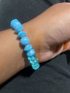 Blue Beaded Bracelet