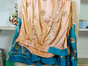 Gotta Patti Work Rajputi Dress