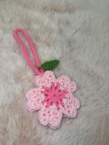 Sakura Flower Key Holder Or Chain