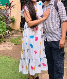 Butterfly Print Dress