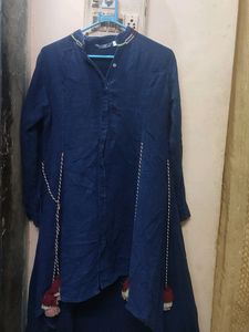 Blue Denim Up down Dress