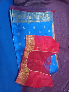Elegant Blue Saree