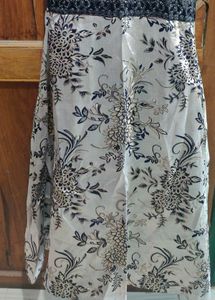 Navy Velvet Embellished Dress