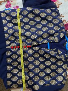Blue Long Kurta Designer