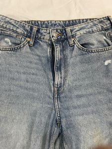 Ripped Light Wash Jeans