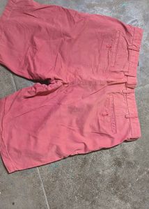 Red Casual shorts