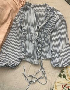 Gathered Placket Blouse