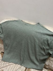 Sage Green Knit Sweater