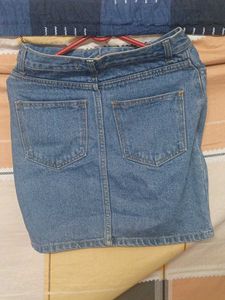 Denim Mini Skirt
