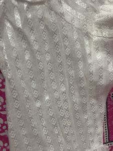 Stiched White Blouse