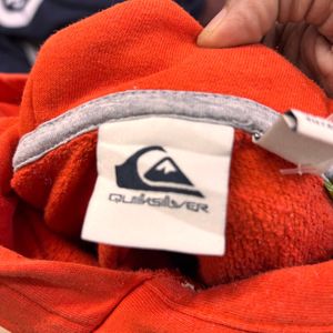 Quiksilver Orange Hoodie