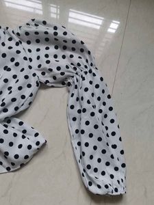 Polka Dot Crop Top