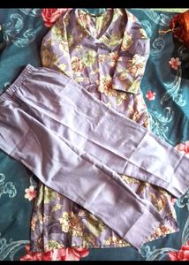 Floral Print Pajama Set