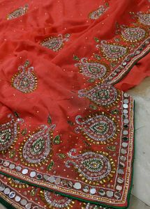 mirror 🪞 Elegant Embellished Saree