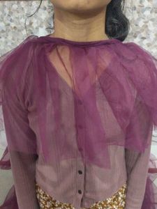 Purple Dupatta